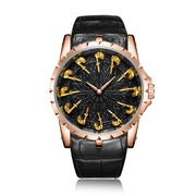 Twelve Round Table Knight Watch Mechanical Without Ground Support Mechanical Watch Men's Watch Trend